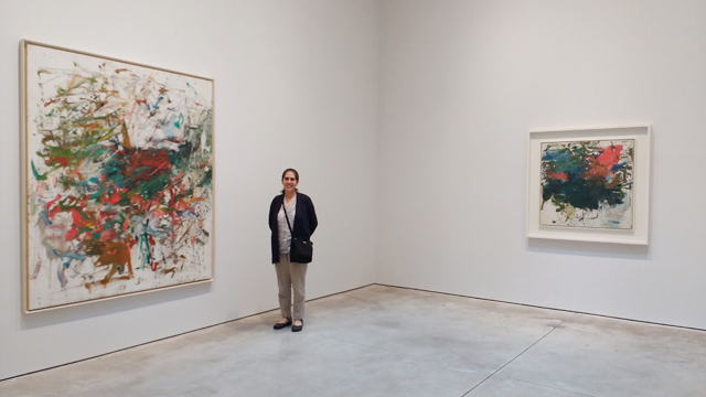 With Joan Mitchell